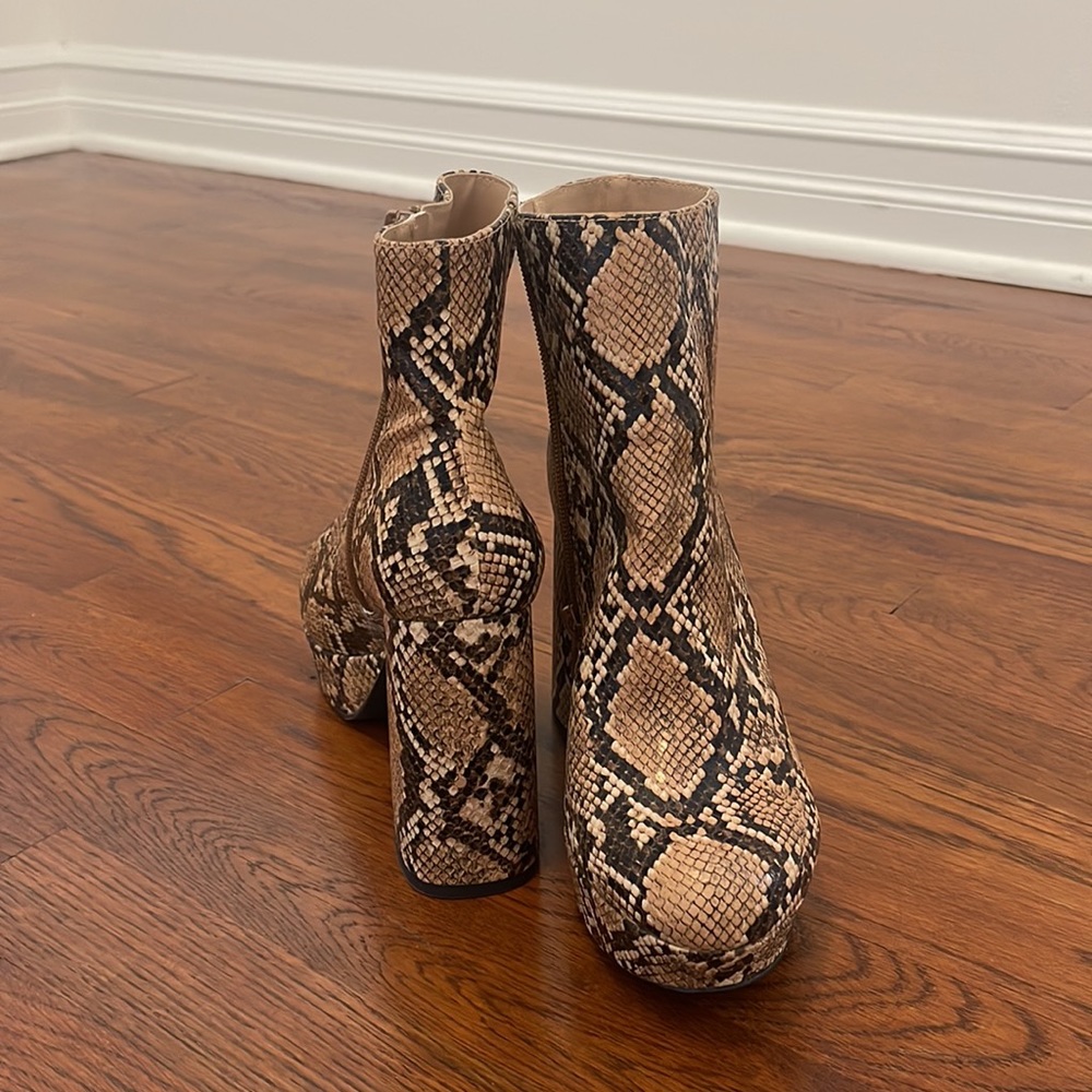 Steve Madden Snakeskin Booties